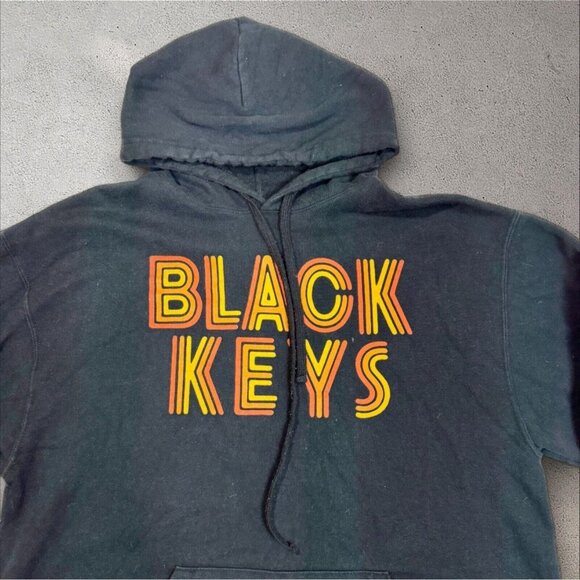Tultex Hoodie The Black Keys Black Sweatshirt Pullover Men's Size L - Picture 3 of 14